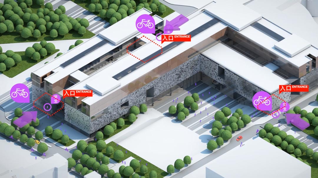 清华大学 北京 中文 建筑学 视频 Architecture Animation - Archviz | HASSELL - Tsinghua University Research Building architectural communications axonometric explainer video archviz multimedia playhou.se