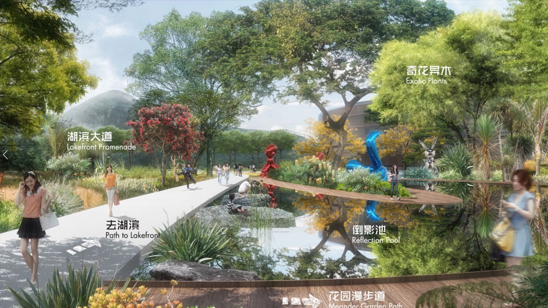  Urban Landscape Design Animation | Tom Leader - Lion Mountain Park 狮山公园 苏州 中国 suzhou china ancient chinese painting axonometric axo urban planning landscape architecture design architectural communications visual storytelling 2D 3D multimedia Playhou.se Playhouse